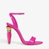 Christian Louboutin Lipgloss Queen 100 Patent-leather Heeled Sandals