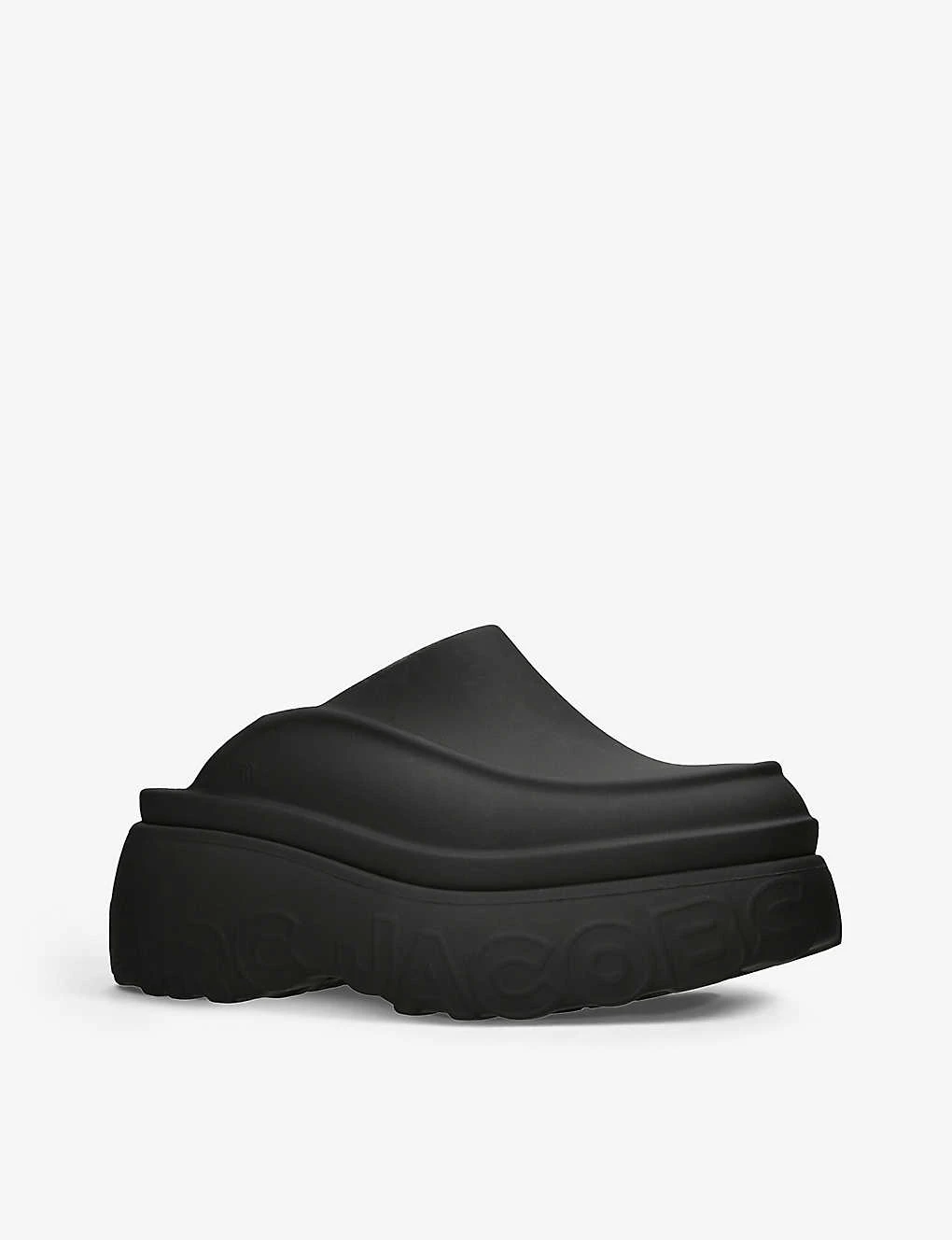 Melissa X Marc Jacobs Clog Chunky-sole PVC Platform Sliders 3 Melissa X Marc Jacobs Clog Chunky-sole PVC Platform Sliders - Image 3