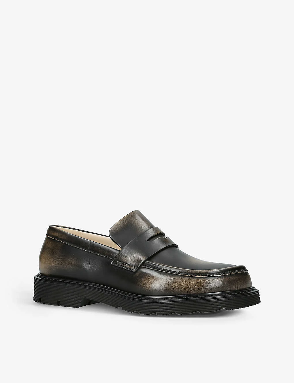Loewe Blaze Brushed-effect Leather Loafer 3 Loewe Blaze Brushed-effect Leather Loafer - Image 3