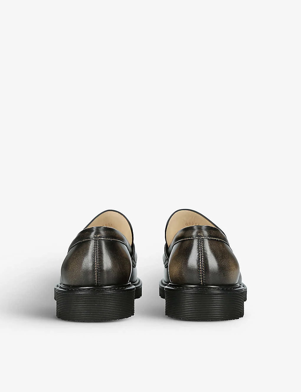 Loewe Blaze Brushed-effect Leather Loafer 4 Loewe Blaze Brushed-effect Leather Loafer - Image 4