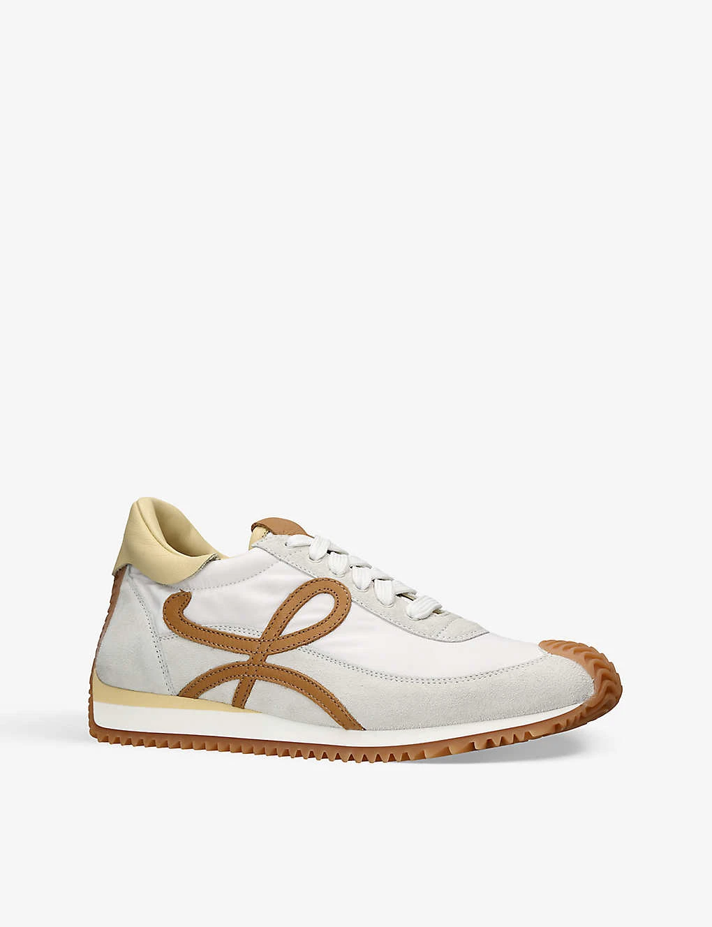 Loewe Flow Runner Monogram-embroidered Suede Low-top Trainers 3 Loewe Flow Runner Monogram-embroidered Suede Low-top Trainers - Image 3