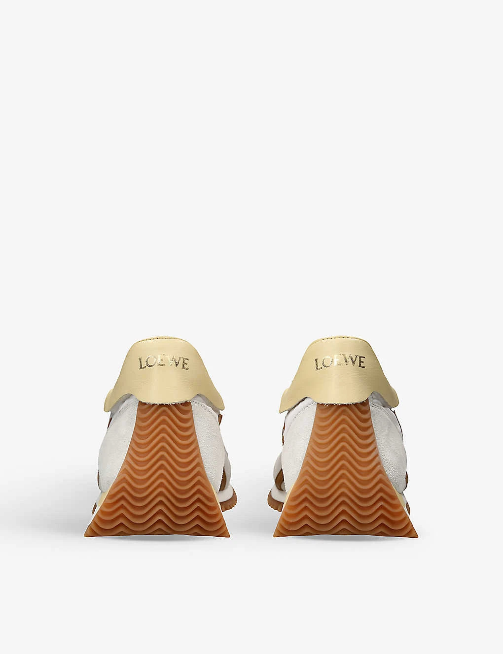 Loewe Flow Runner Monogram-embroidered Suede Low-top Trainers 4 Loewe Flow Runner Monogram-embroidered Suede Low-top Trainers - Image 4