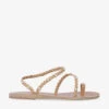 Ancient Greek Sandals Eleftheria Braided-strap Leather Sandals