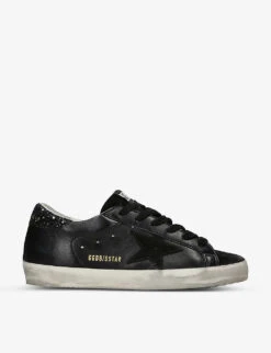 Golden Goose Super-Star Suede Star-patch Leather Trainers