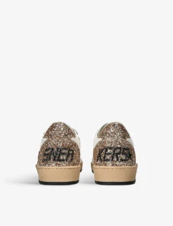 Golden Goose Ball Star 10358 Glitter Heel-tab Leather Trainers -Manolo Blahnik Store R04168734 WHITEOTH ALT03
