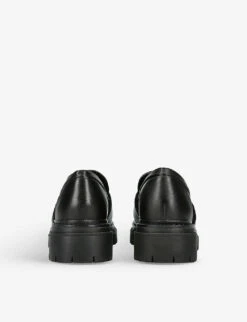 MICHAEL Michael Kors Parker Logo-plaque Lug-soled Leather Loafers -Manolo Blahnik Store R04172028 BLACKCOMB ALT03