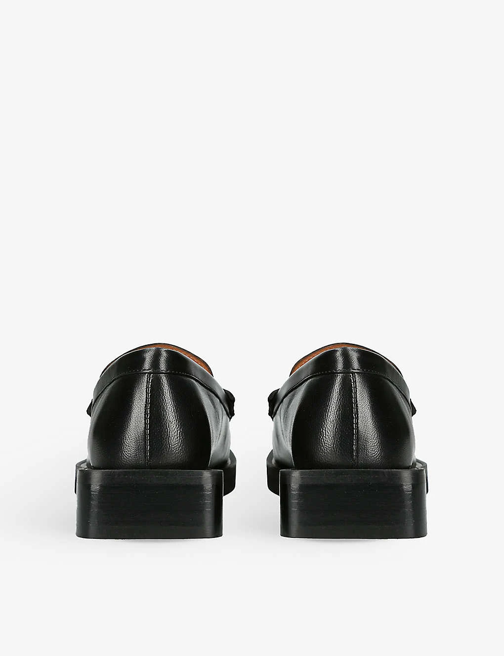 Ganni Rhinestone-embellished Block-heel Leather Loafers 4 Ganni Rhinestone-embellished Block-heel Leather Loafers - Image 4
