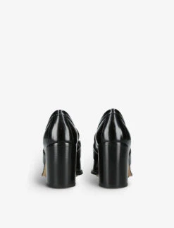 Bottega Veneta Monsieur 70 Horsebit-embellished Leather Courts -Manolo Blahnik Store R04180488 BLACK ALT03