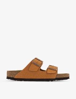Birkenstock Arizona Double-strap Faux-leather Sandals