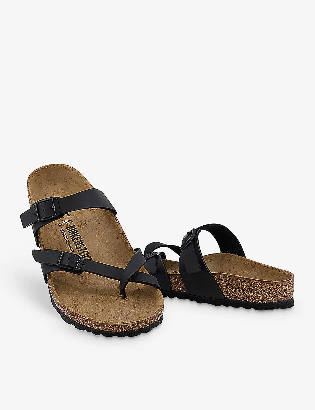 Birkenstock Mayari Cross-strap Faux-leather Sandals 2 Birkenstock Mayari Cross-strap Faux-leather Sandals - Image 2