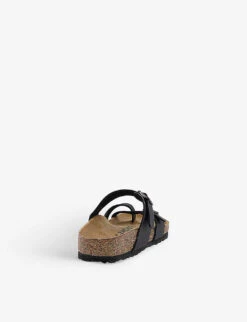 Birkenstock Mayari Cross-strap Faux-leather Sandals 8 Birkenstock Mayari Cross-strap Faux-leather Sandals -Manolo Blahnik Store R04181960 BLACK ALT03