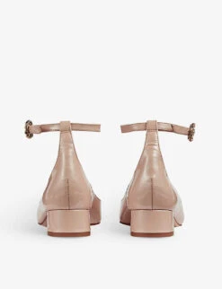 Dottie Buckle-embellished Patent-leather Courts -Manolo Blahnik Store R04183444 PINPEARL ALT03