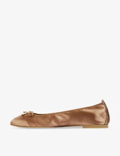Trilly Satin Ballet Pumps -Manolo Blahnik Store R04183449 BROMOCHA ALT02