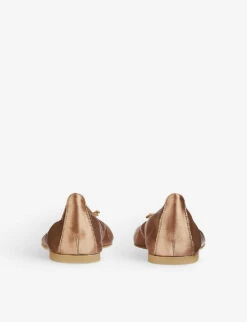 Trilly Satin Ballet Pumps -Manolo Blahnik Store R04183449 BROMOCHA ALT03