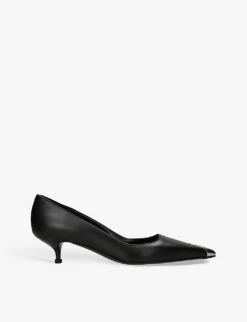 Alexander McQueen Toe-cap Leather Heeled Courts