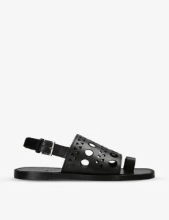 Vienne Cut-out Leather Sandals