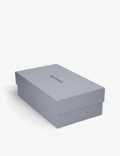 Balenciaga Square Knife 110 Pointed-toe Leather Courts -Manolo Blahnik Store R04185385 SILVER ALT04