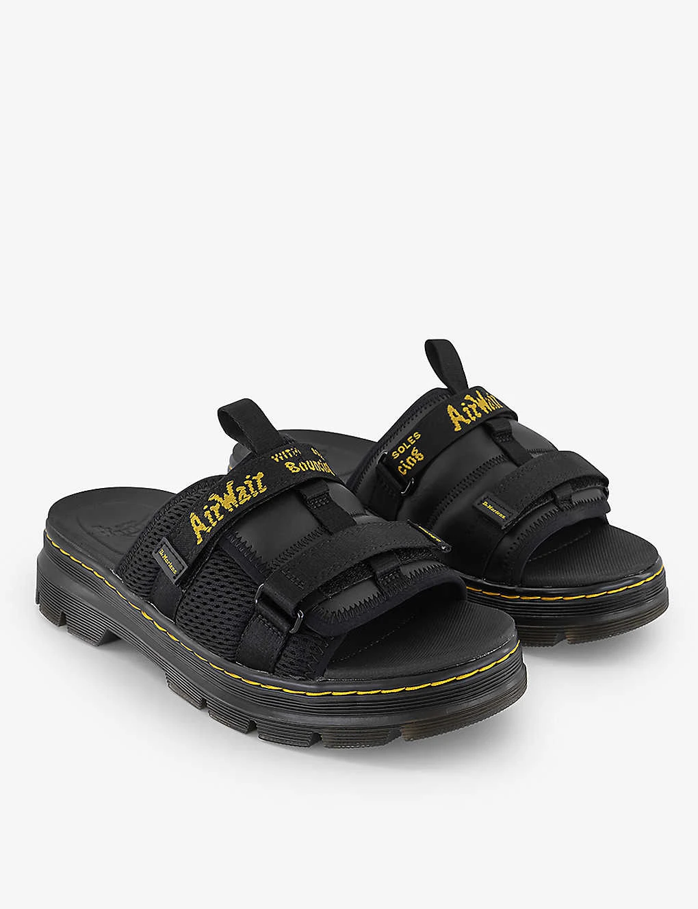 Dr. Martens Ayce Logo-strap Chunky-sole Leather Sandals 3 Dr. Martens Ayce Logo-strap Chunky-sole Leather Sandals - Image 3