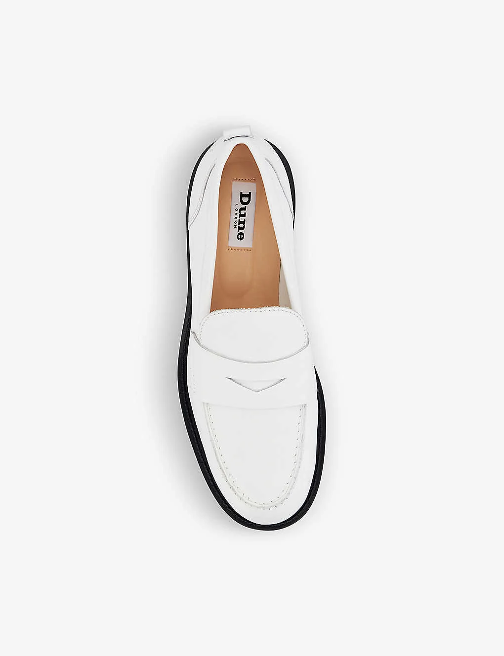 Dune Geeno Tonal-stitch Leather Loafers 2 Dune Geeno Tonal-stitch Leather Loafers - Image 2