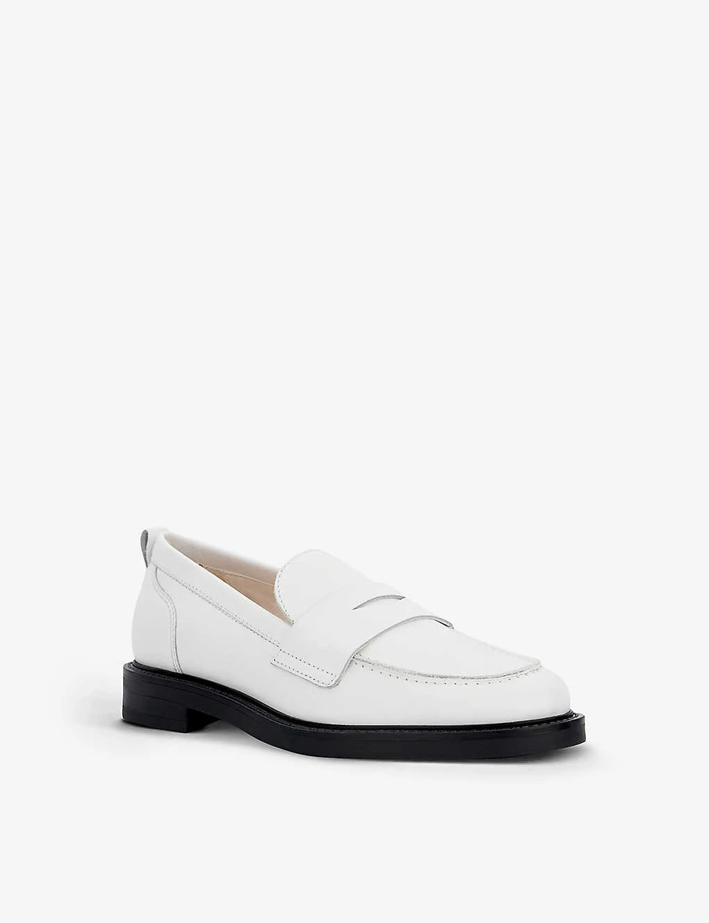 Dune Geeno Tonal-stitch Leather Loafers 3 Dune Geeno Tonal-stitch Leather Loafers - Image 3
