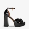 Maje Fraknot Platform Patent Leather Sandals