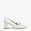 Susanna Buckle-embellished Leather Heeled Courts