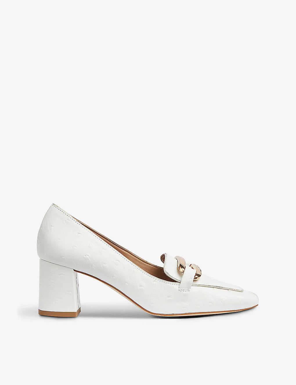 Susanna Buckle-embellished Leather Heeled Courts 1 Susanna Buckle-embellished Leather Heeled Courts