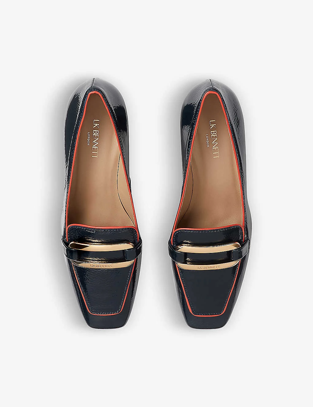 Susanna Buckle-embellished Patenet-leather Heeled Courts 2 Susanna Buckle-embellished Patenet-leather Heeled Courts - Image 2