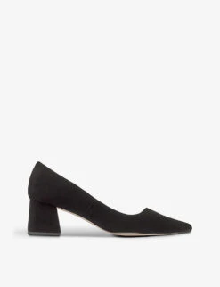 Sloane Pointed-toe Suede Heeled Courts -Manolo Blahnik Store R04192968 BLABLACK ALT02
