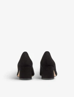 Sloane Pointed-toe Suede Heeled Courts -Manolo Blahnik Store R04192968 BLABLACK ALT03