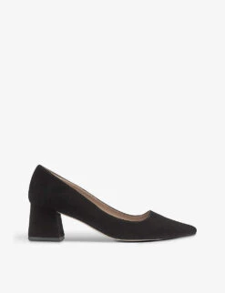 Sloane Pointed-toe Suede Heeled Courts