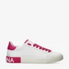 Dolce & Gabbana Portofino Branded-heel Leather Low-top Trainers