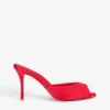 Christian Louboutin Me Dolly 85 Silk Heeled Mules