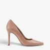 Fern Pointed-toe Leather Heeled Courts