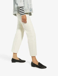 Dune Gianetta Stomper-strap Leather Penny Loafers 9 Dune Gianetta Stomper-strap Leather Penny Loafers -Manolo Blahnik Store R04203370 BLACKLEATHER ALT04