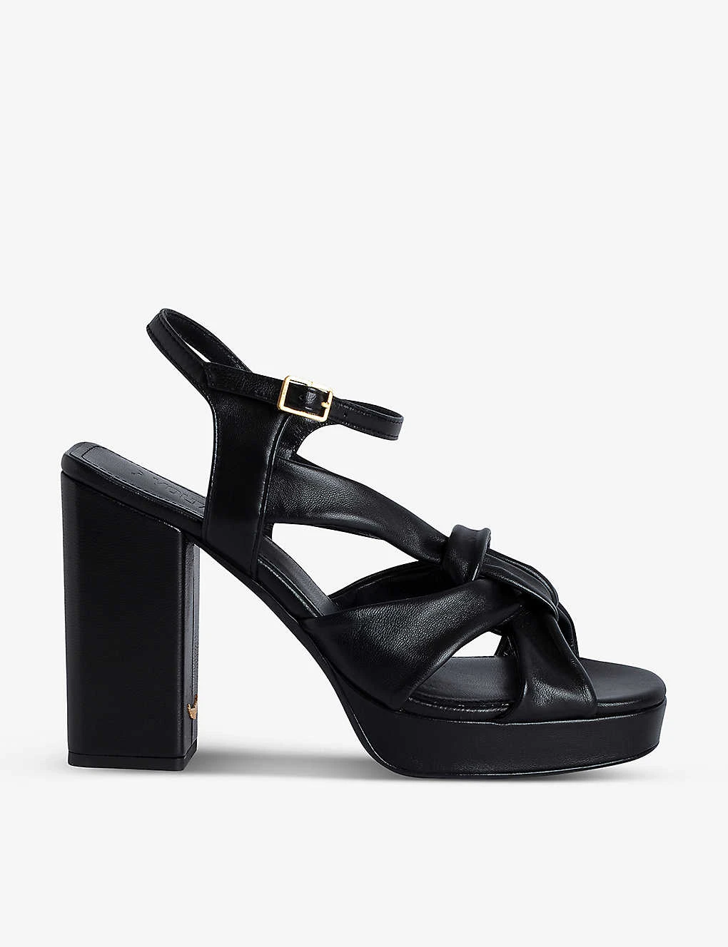 Zadig & Voltaire Forget Me Knot Bow-front Leather Sandals 1 Zadig & Voltaire Forget Me Knot Bow-front Leather Sandals