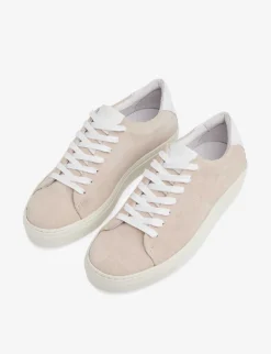 Whistles Raife Logo-embossed Suede Low-top Trainers -Manolo Blahnik Store R04206938 GREY ALT02