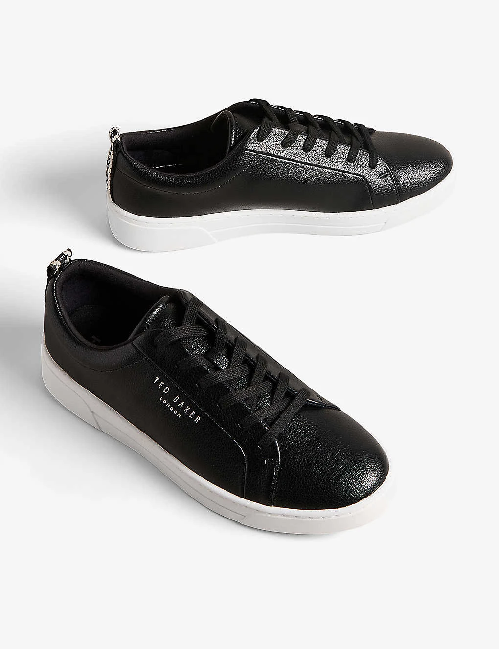 Ted Baker Artioli Logo-print Faux-leather Low-top Trainers 2 Ted Baker Artioli Logo-print Faux-leather Low-top Trainers - Image 2