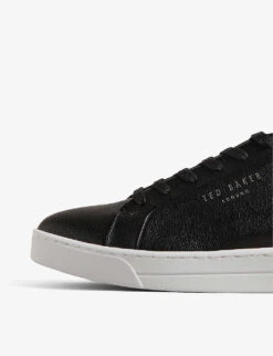 Ted Baker Artioli Logo-print Faux-leather Low-top Trainers 6 Ted Baker Artioli Logo-print Faux-leather Low-top Trainers -Manolo Blahnik Store R04208268 BLACK ALT02
