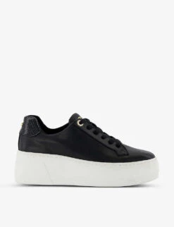 Dune Episode Leather Flatform Low-top Trainers